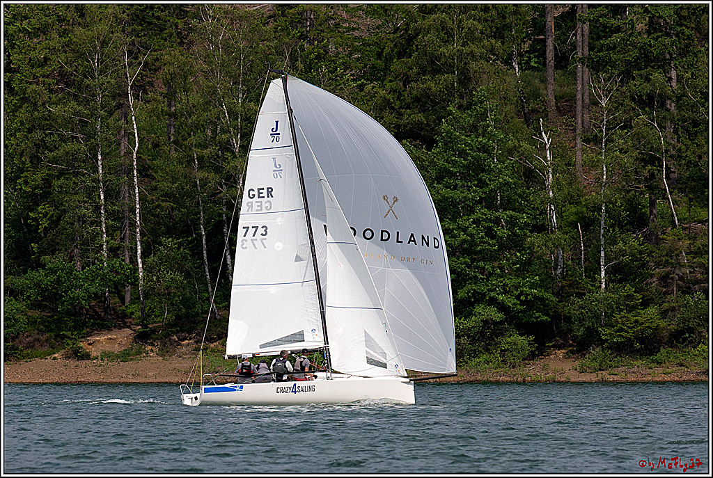 J70 - WOODLAND, 12.06.2021 Segelboot; Segeln; Woodland; Spinnaker; J70; Sorpesee; Sauerland